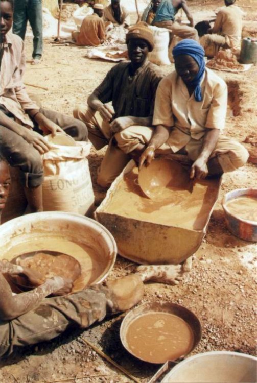 Lavage des concentrés de sluices