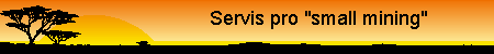 Servis pro small mining