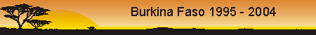 Burkina Faso 1995 - 2005